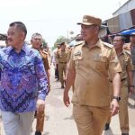Wakil Bupati Tubaba Pimpin Rapat Koordinasi dan Tinjau Relokasi Kantong Parkir Pasar Dayamurni